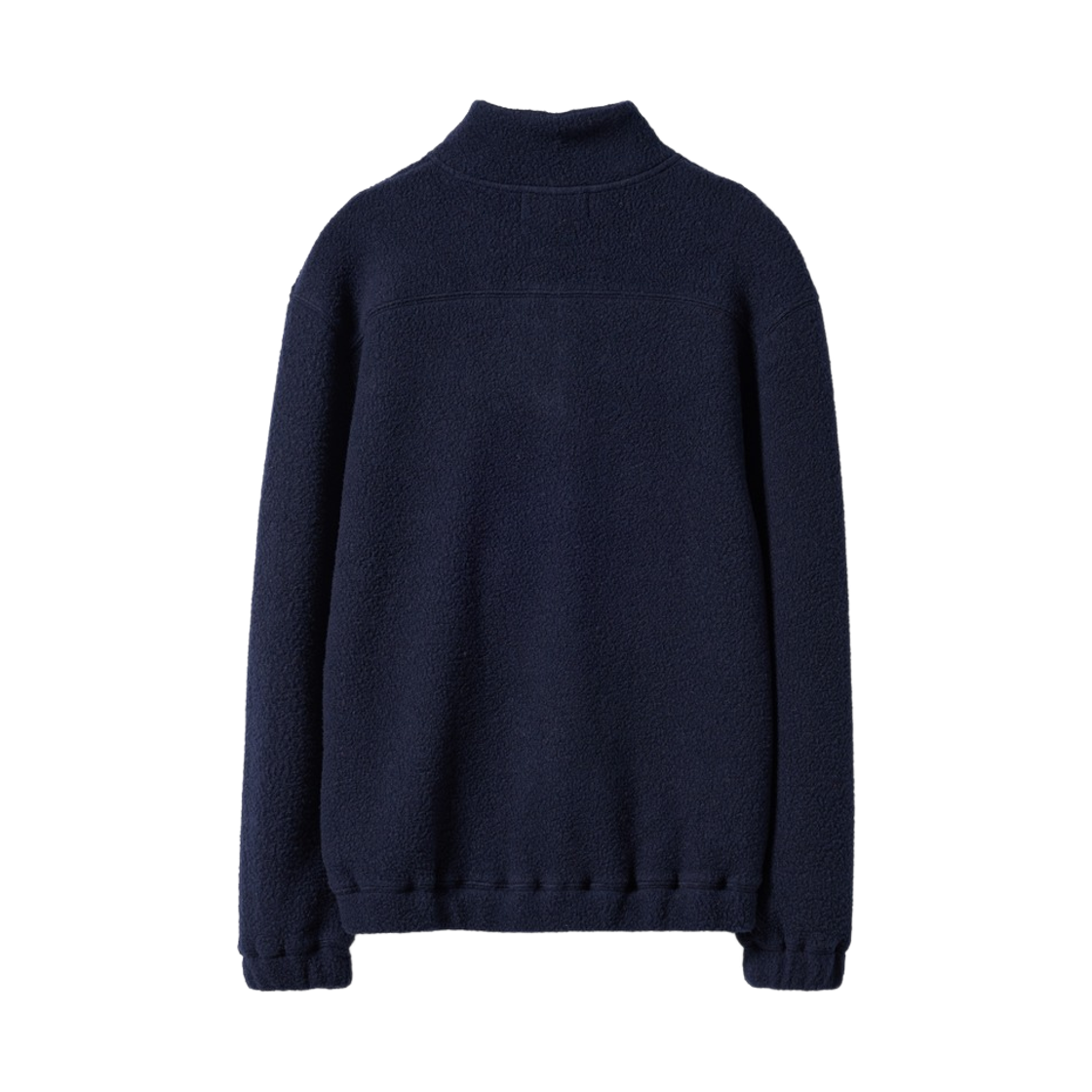 건지울른스 하프넥 포켓 울 플리스 집업 네이비(Guernsey Woollens Goose Down Hybrid Hooded Zip Up Sweater Navy) - 2