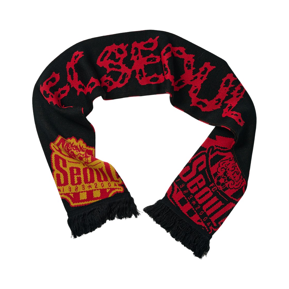 [KREAM 단독] 예스아이씨 X 에프씨서울 머플러 블랙([KREAM 단독] YESEYESEE X FC SEOUL Muffler Black) - 4
