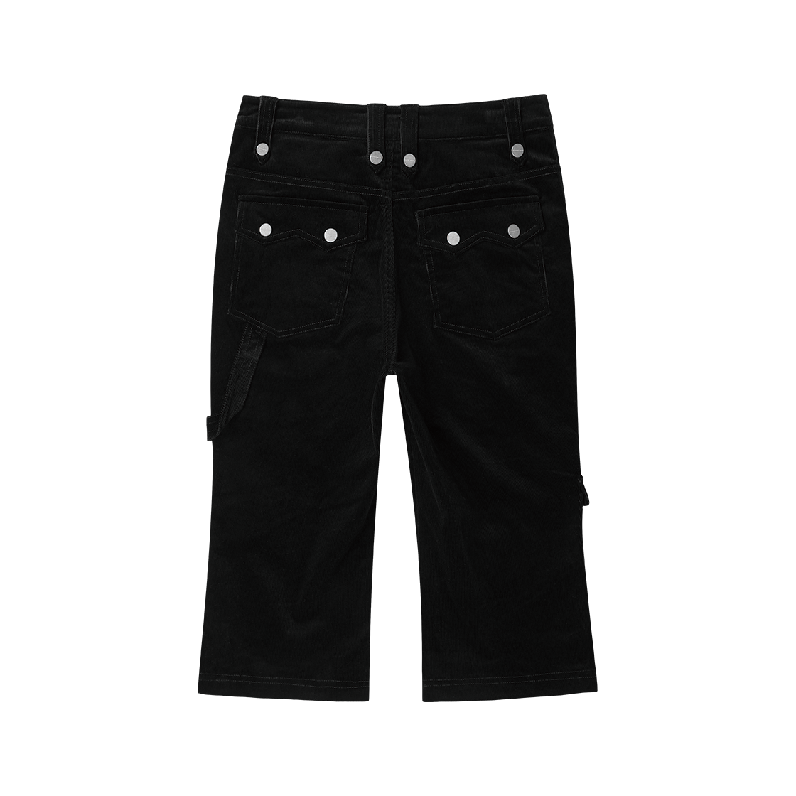 더바이닐하우스 유틸리티 코듀로이 카프리 팬츠(W) 블랙(Thevinylhouse Utility Corduroy Capri Pants(W) Black) - 2
