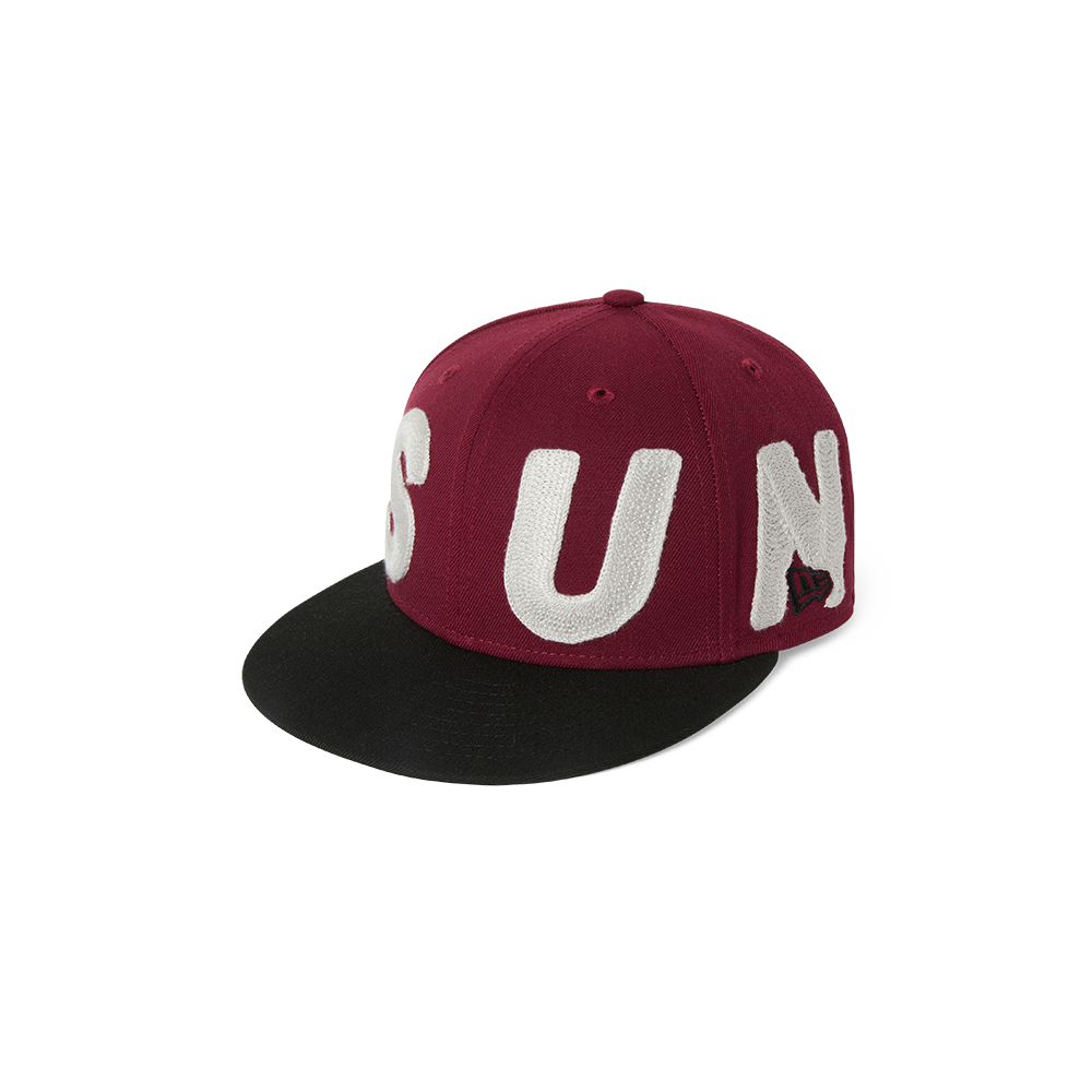 [5% 적립] 썬러브투어 59FIFTY 썬러브 X 뉴에라 버건디([5% 적립] sunlovetour 59FIFTY SUNLOVE X NEW ERA Burgundy)