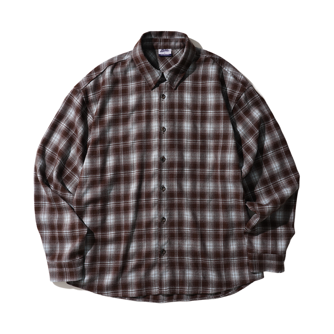 ISLS9190_blue_29 PUNCHLINE Naive Check Shirts Blue ISLS9190