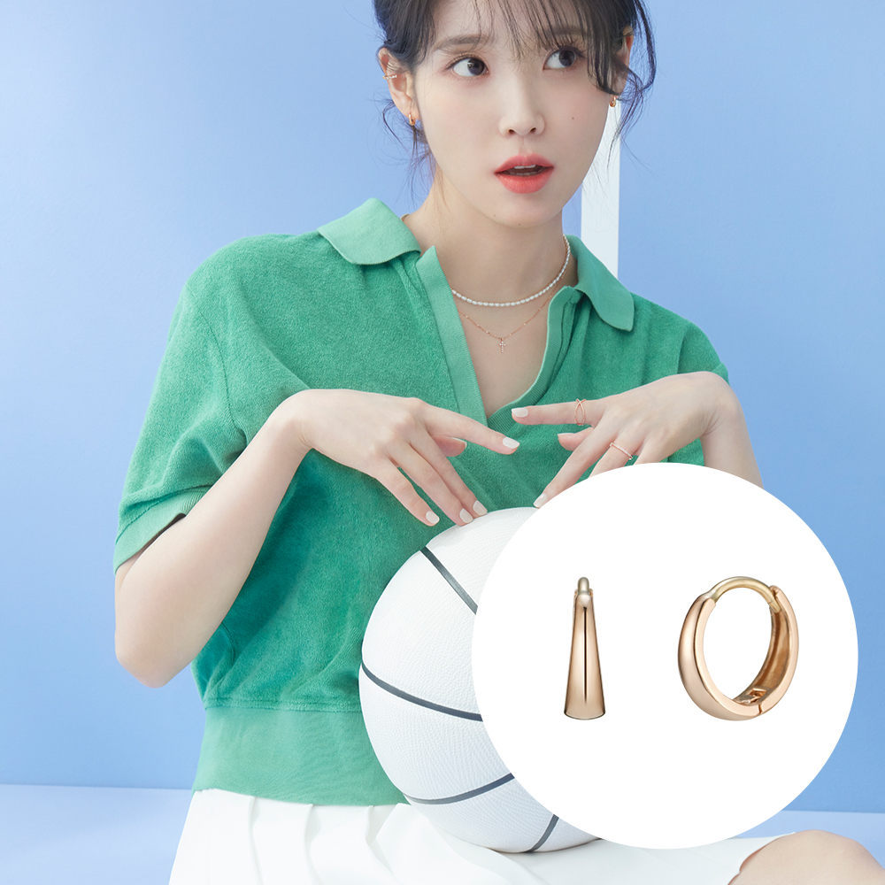 제이에스티나 J Basic 14K 귀걸이 (JJJBE09AS555R4000)(Jestina J Basic 14K 귀걸이 (Jjjbe09As555R4000)) - 2