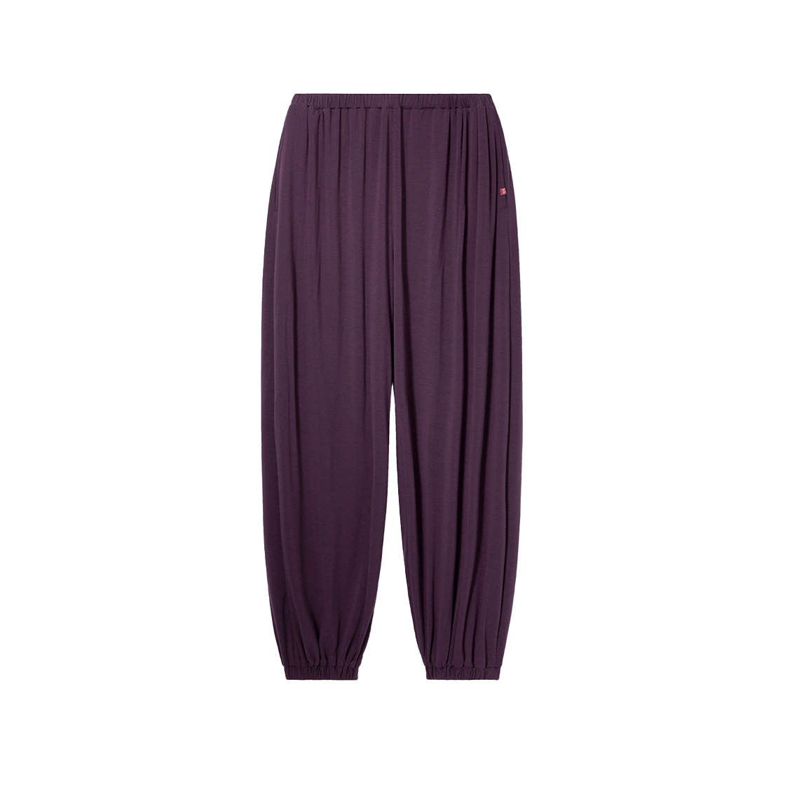 SW2F4PT01PP symmetric percent Shirring Balloon Pants Purple