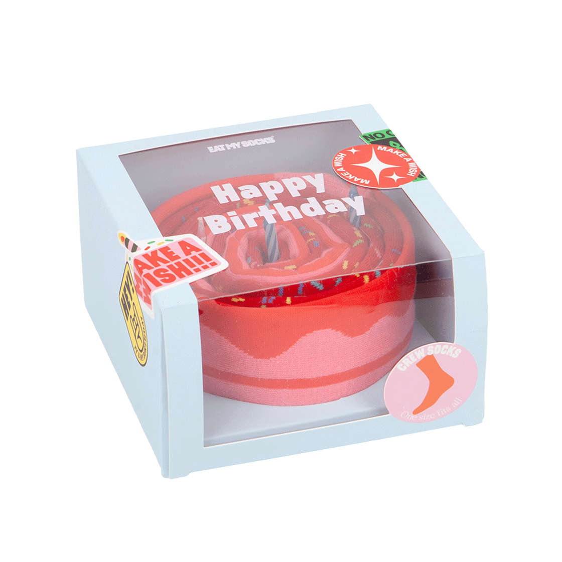 3D HBD 2 pairs Eat My Socks 3D 3D HBD(2 pairs)
