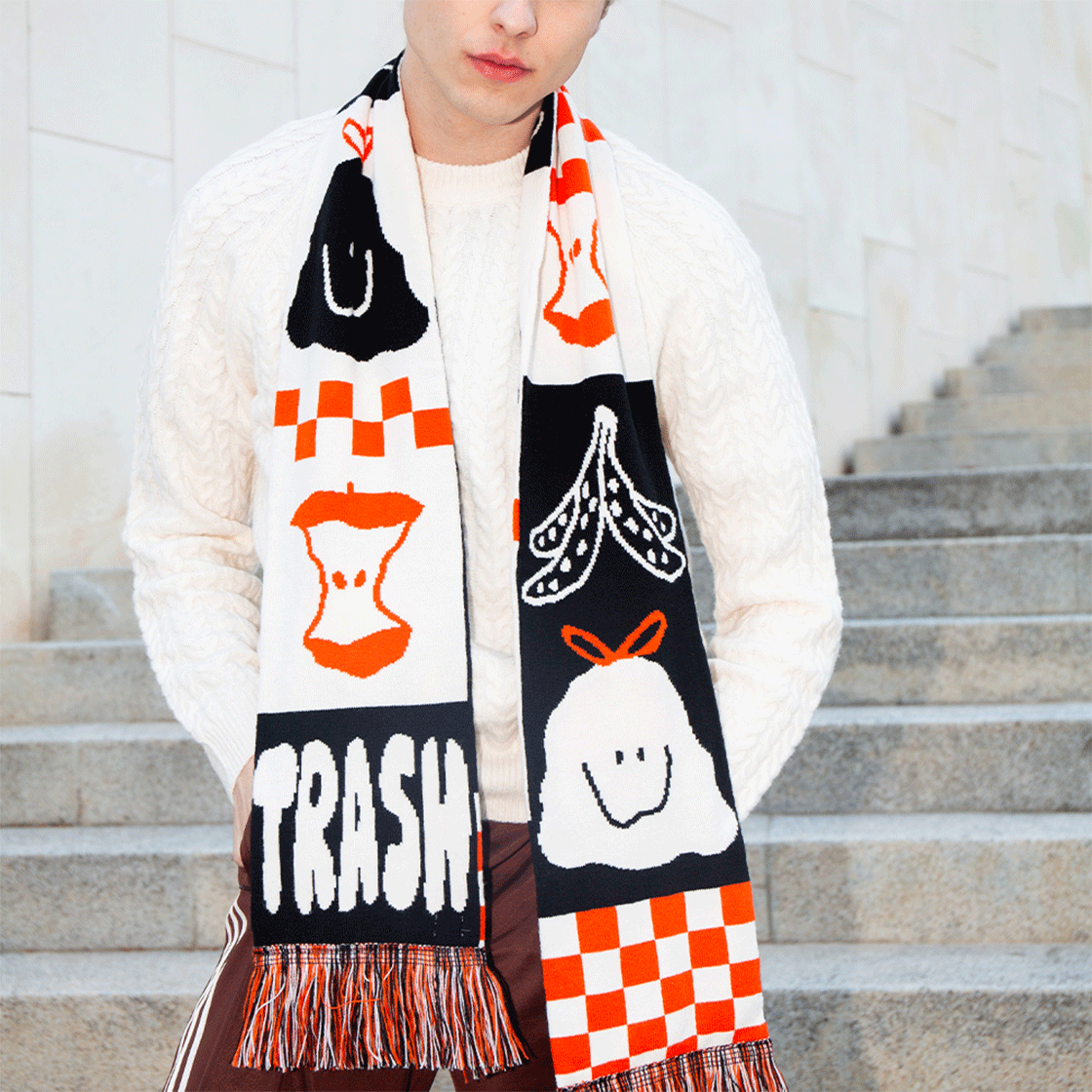 잇마이삭스 Trashy 쓰봉 스카프 머플러(Eat My Socks Trashy Scarves) - 2