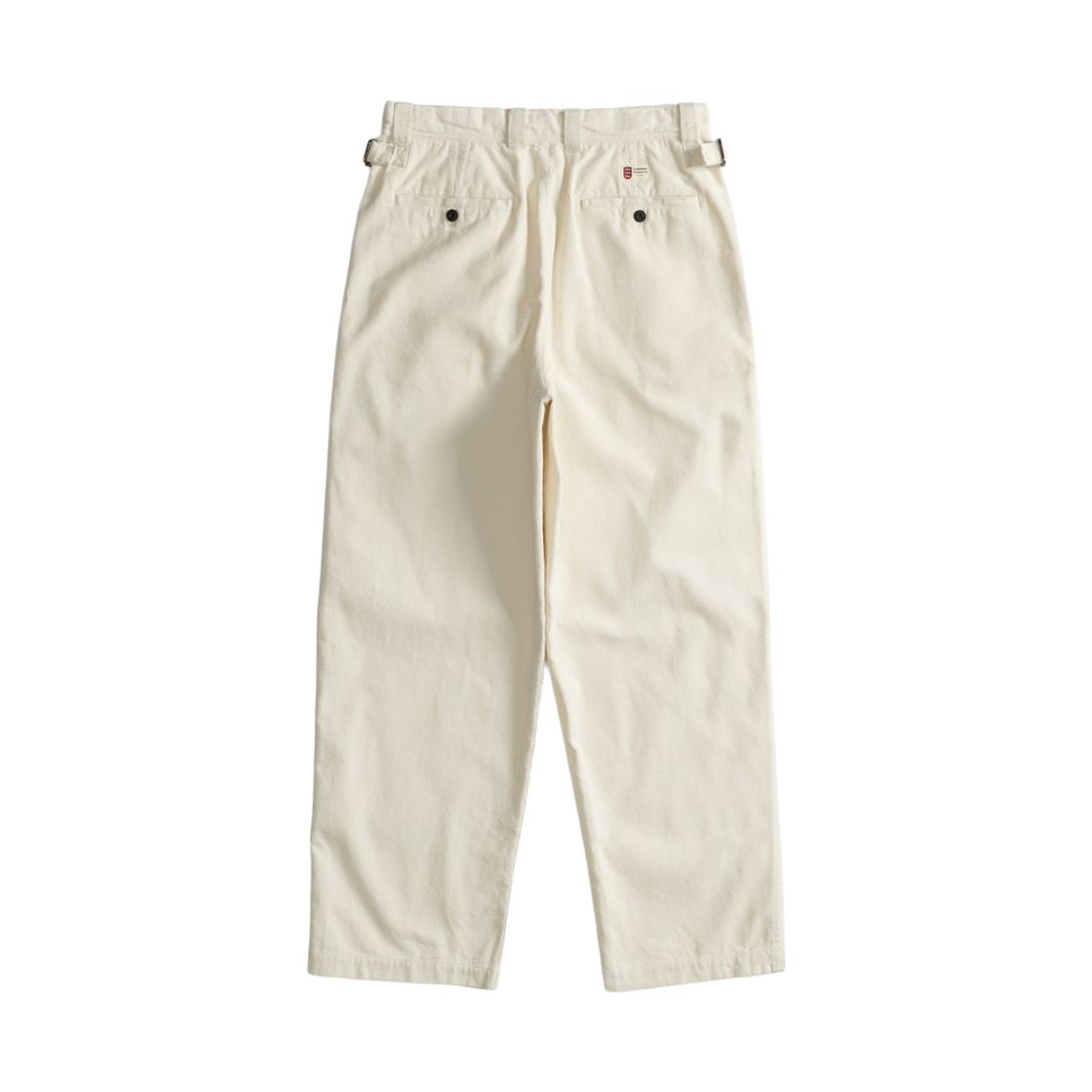 건지울른스 코듀로이 원턱 와이드 팬츠 에크루(Guernsey Woollens Corduroy One Tuck Wide Pants Ecru) - 2