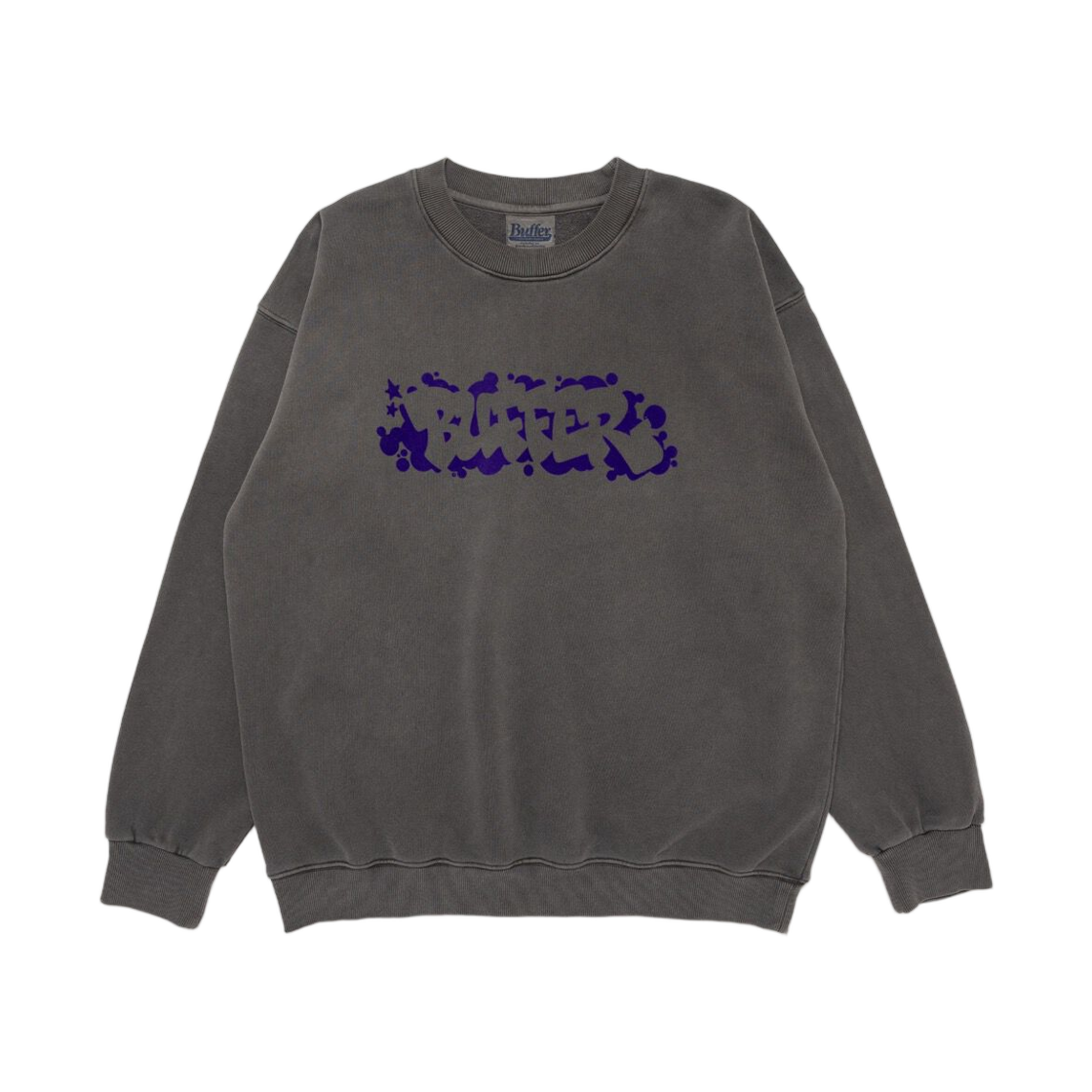 버퍼 퍼프 크루 스웨트 블랙(Buffer Puff Crew Sweat Black) - 1