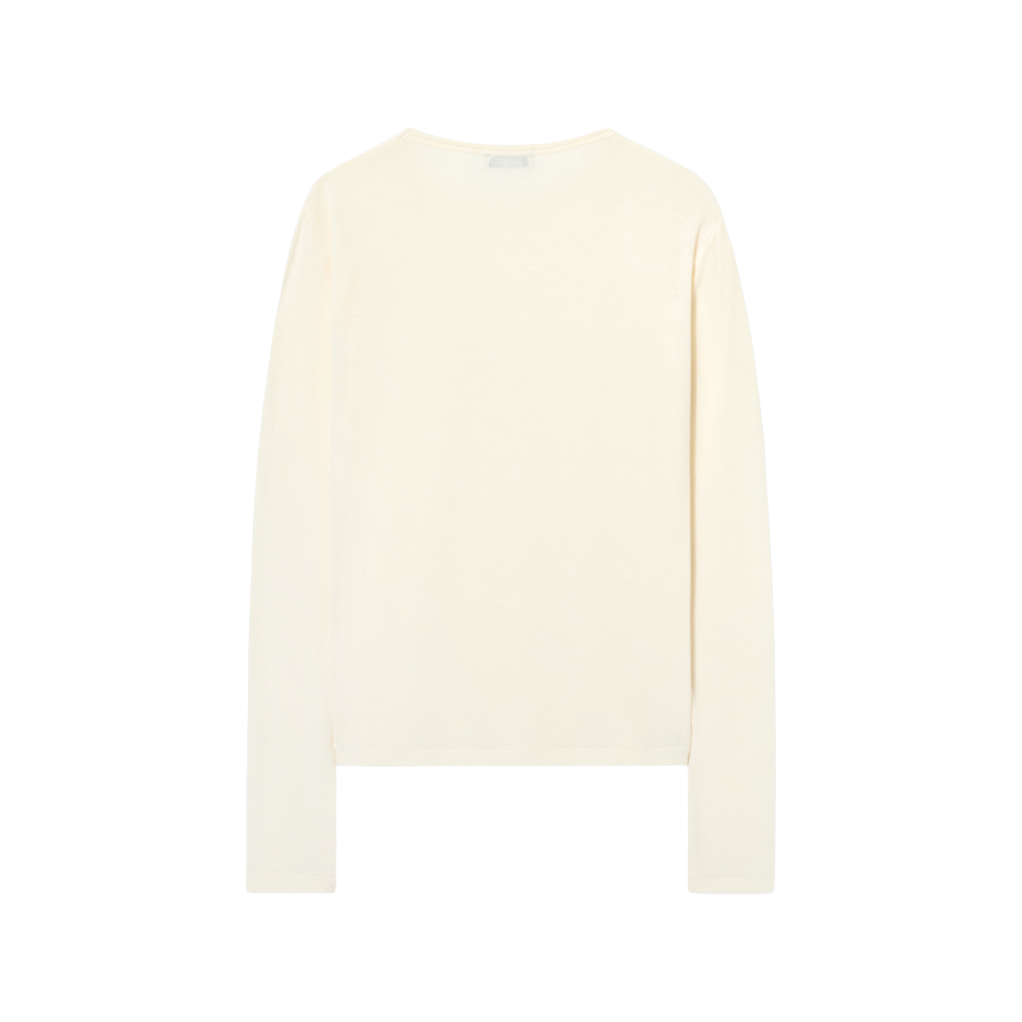 시메트릭 퍼센트 베이직 롱 슬리브 티셔츠 크림(symmetric percent Basic Long Sleeve TS Cream) - 2
