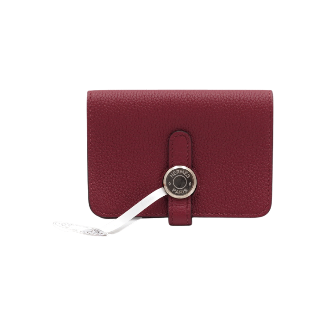 ITB3RA42S5IF Hermes Loose Grained Togo Silver Hardware Cardholder