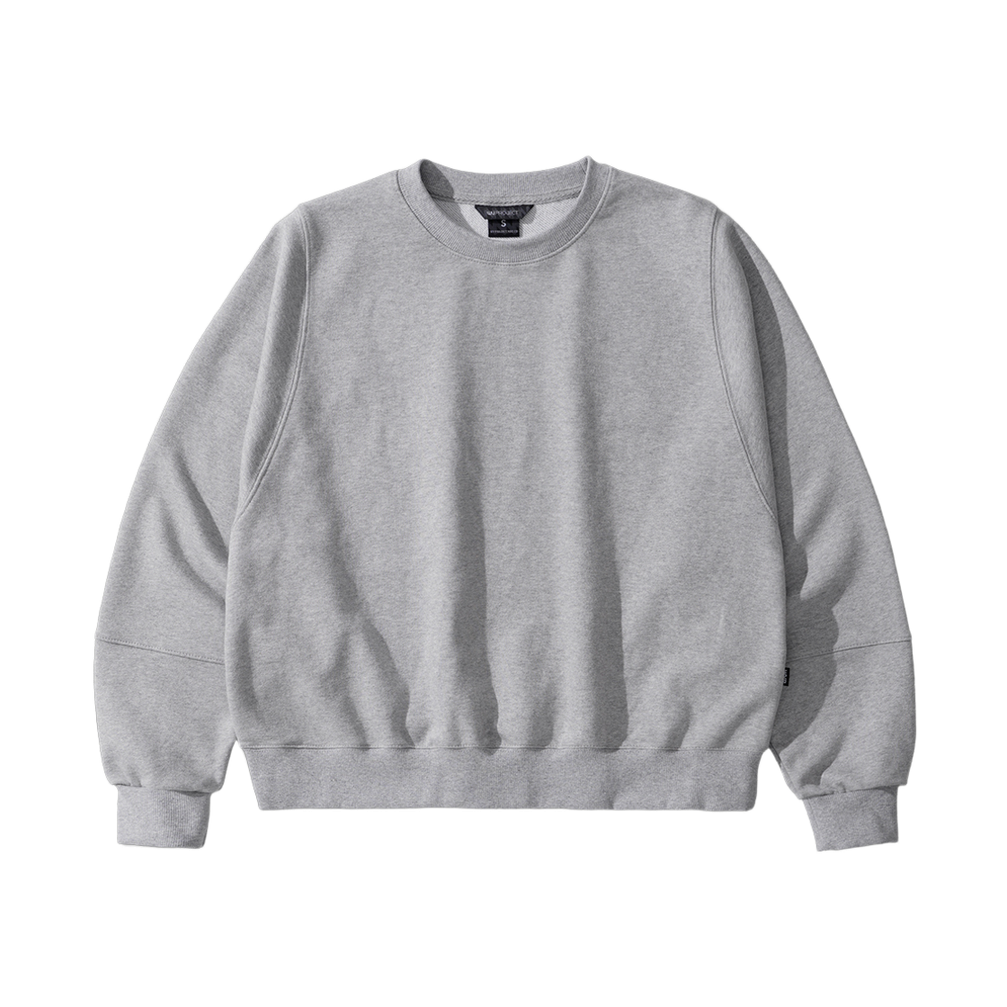 ISMT7874_gray_29 WV PROJECT Round Balloon Crop Sweatshirt Gray ISMT7874