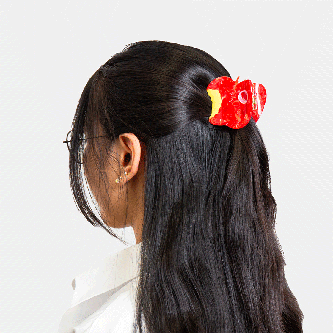 잇마이삭스 Apple 사과 헤어 집게핀(Eat My Socks Apple Hair Claws) - 3