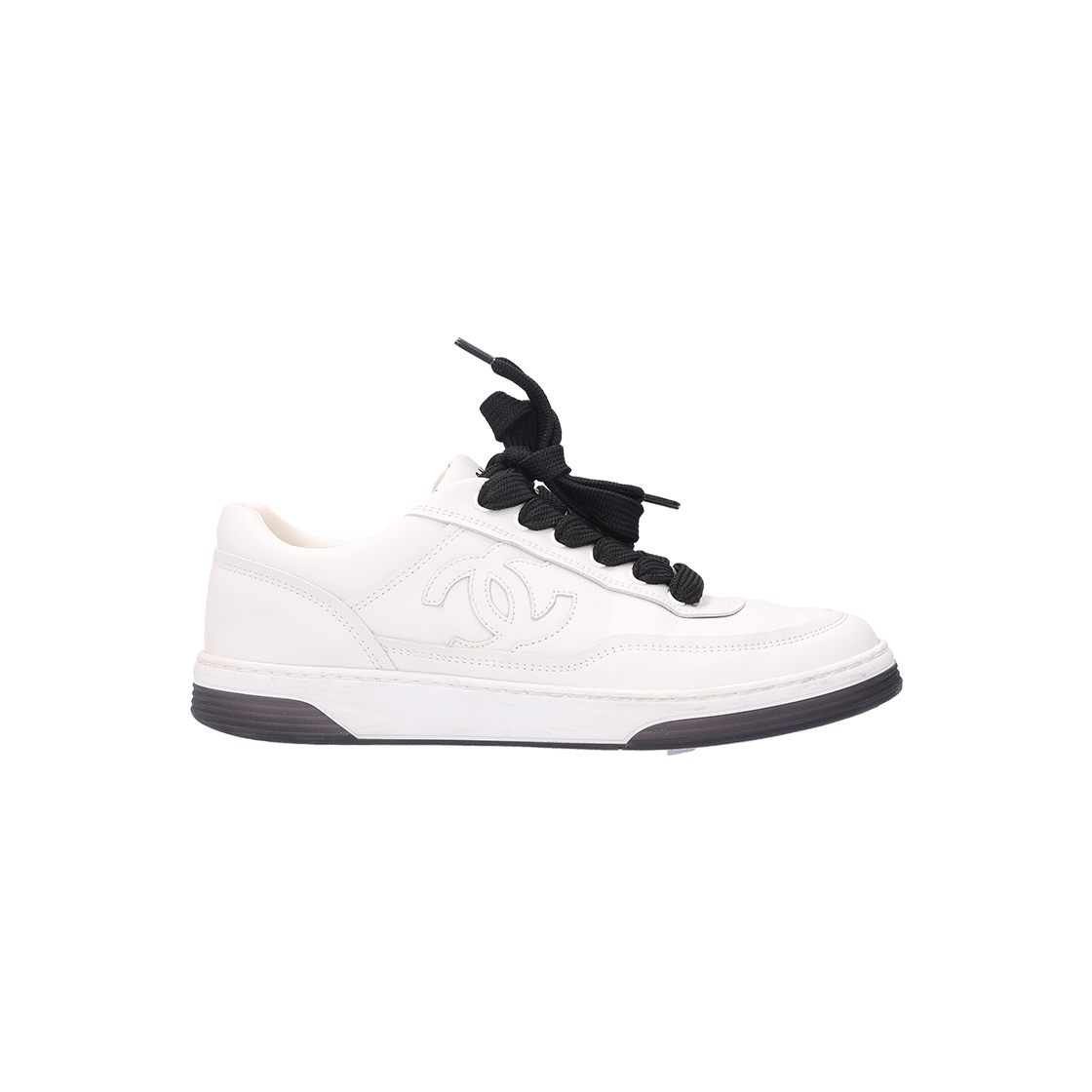 ITN3MC5S8FQP Chanel White Calfskin Sneakers