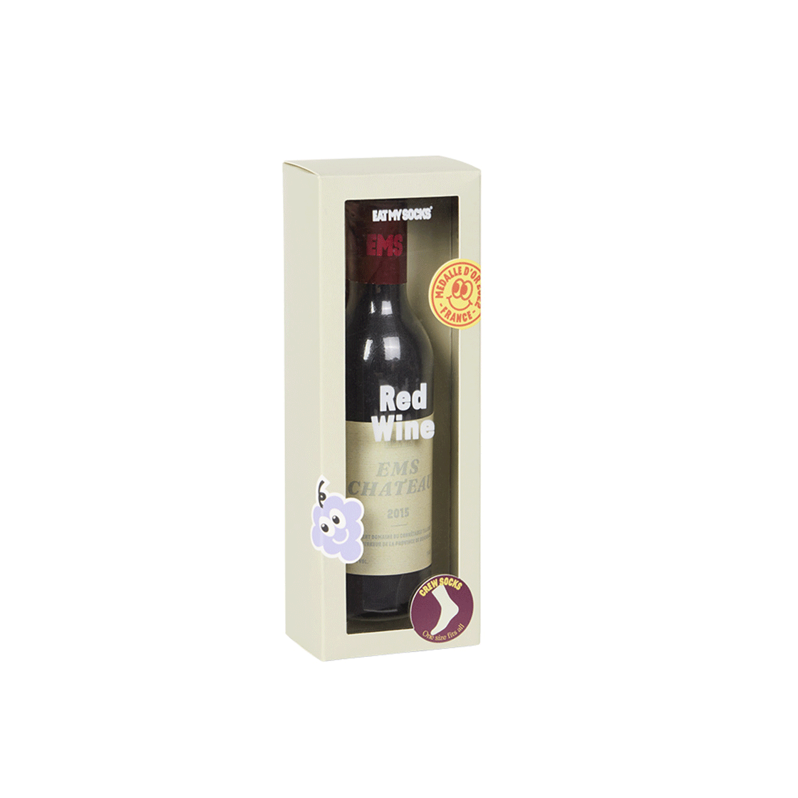 잇마이삭스 3D Red Wine 레드 와인 삭스 양말(Eat My Socks 3D Red Wine) - 3