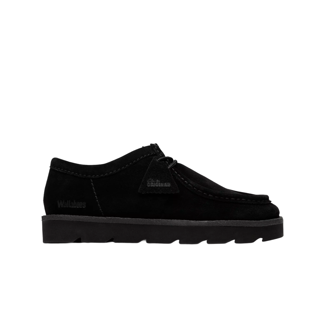 261-83761 Clarks Meare Walla Black Suede