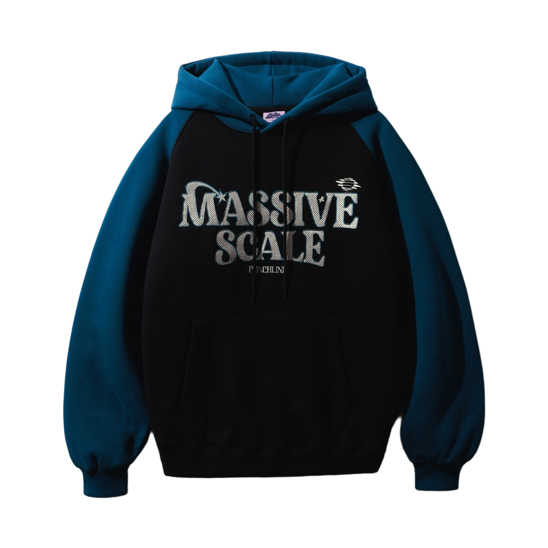 펀치라인 매시브 후드 블랙 ISHD9137(PUNCHLINE Massive Hoodie Black ISHD9137)