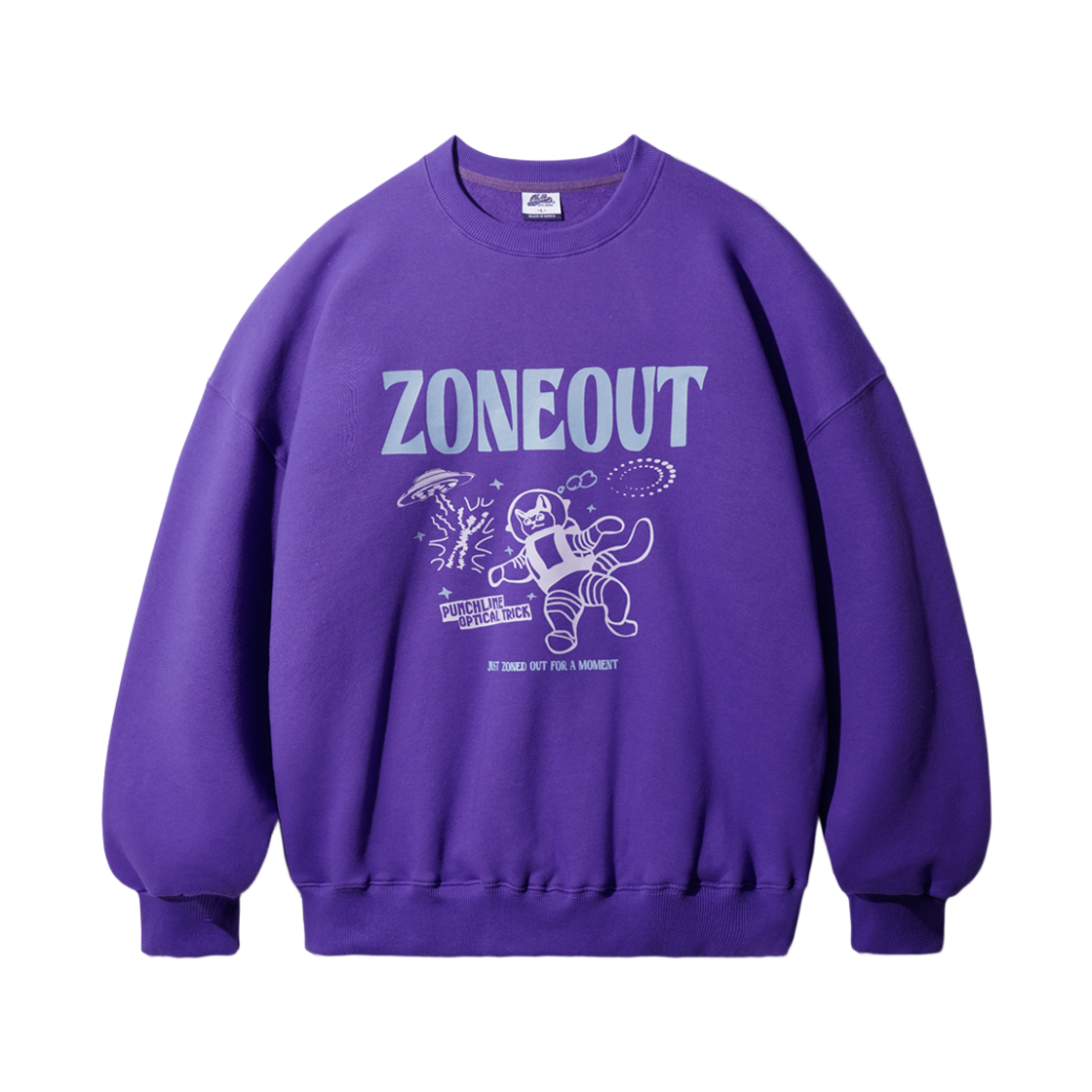 ISMT6226_Purple_29 PUNCHLINE Zoneout Sweatshirts Purple ISMT6226