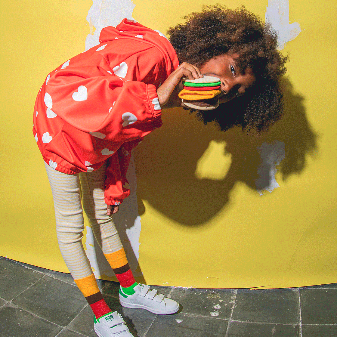 잇마이삭스 3D Cheese Burguer 치즈버거 키즈양말(Eat My Socks 3D Cheese Burguer Kids) - 3