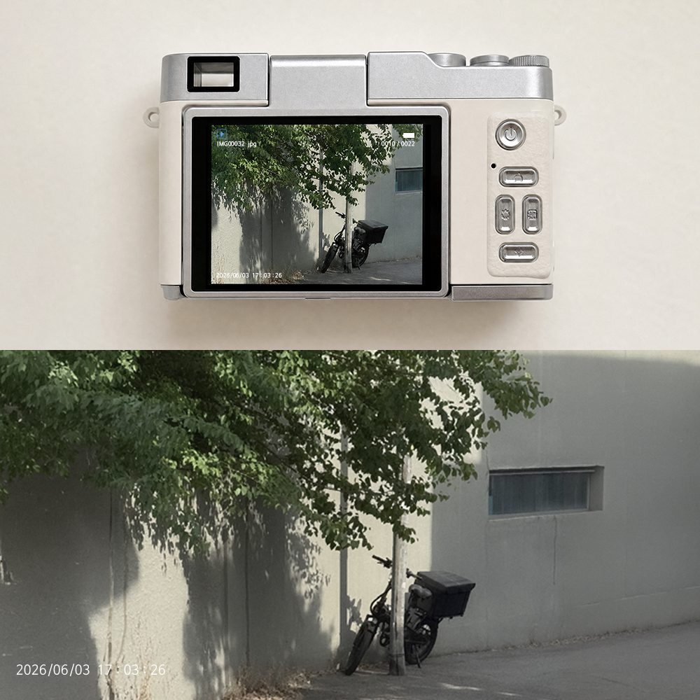 누아트 루미 링라이트 플립형 폴딩 디지털 카메라 블랙(NUART Lumi Ring Light Flip Folding Digital Camera, Black) - 2