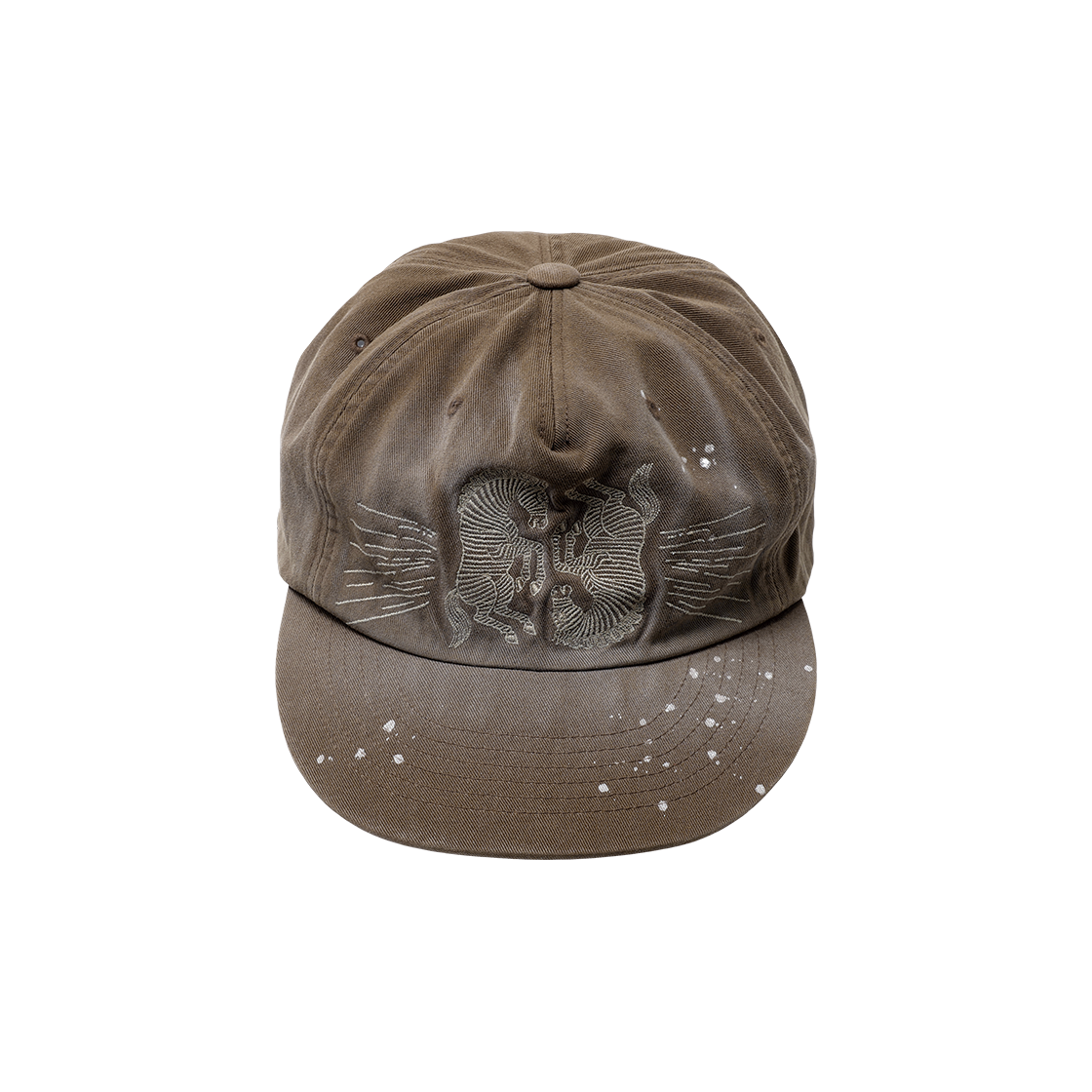 더바이닐하우스 트윈 홀스 볼캡 브라운(Thevinylhouse Twin Horse Ball Cap Brown) - 2