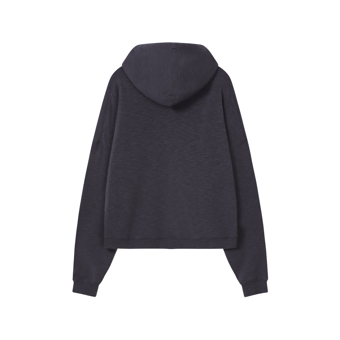 폴리테루 휴먼인덱스 라이트 집 후디 (슬럽) 차콜(Polyteru Human Index Light Zip Hoodie (Slub) Charcoal) - 2
