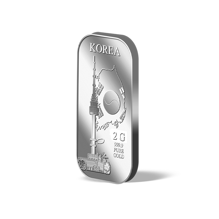 퓨어골드 순은 싱가폴 프리미엄 실버바 2g 남산타워(puregold N Seoul Tower 2G Silver Bar) - 2