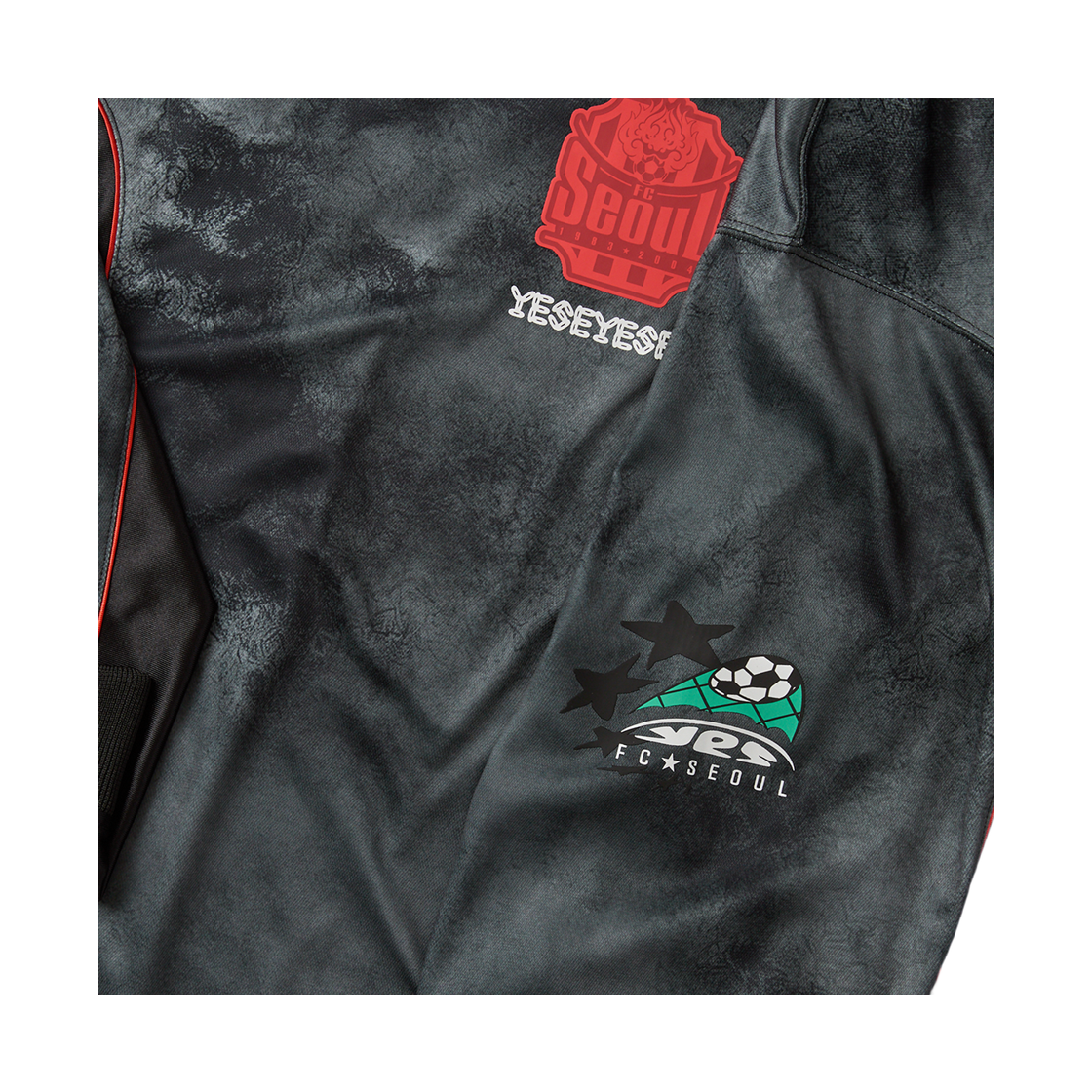 [KREAM 단독] 예스아이씨 X 에프씨서울 써드 롱슬리브 저지 블랙([KREAM 단독] YESEYESEE X FC SEOUL L/S Third Jersey Black) - 5
