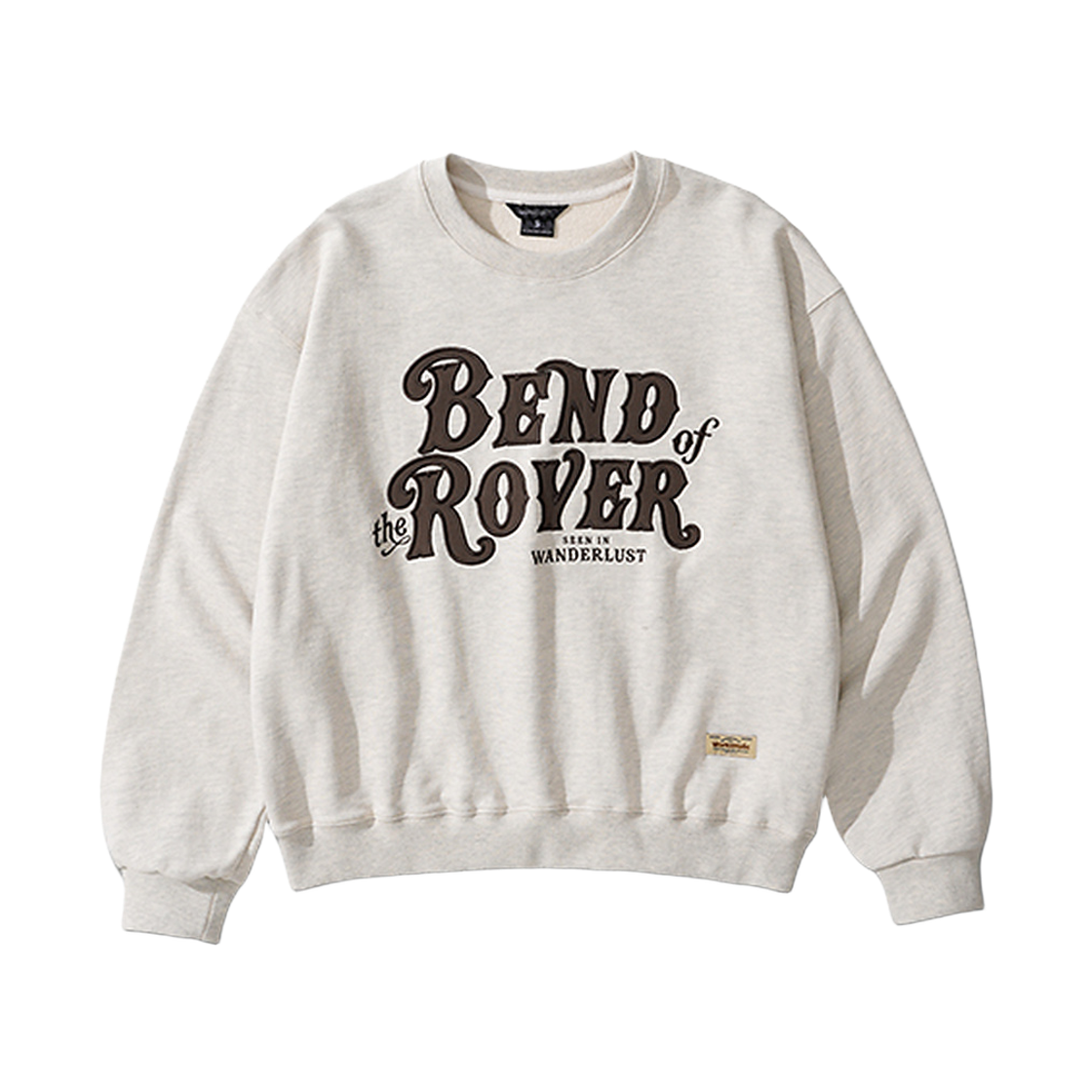 ISMT7876_oatmeal_29 WV PROJECT Band Rover Heavy Cotton Sweatshirt Oatmeal ISMT7876