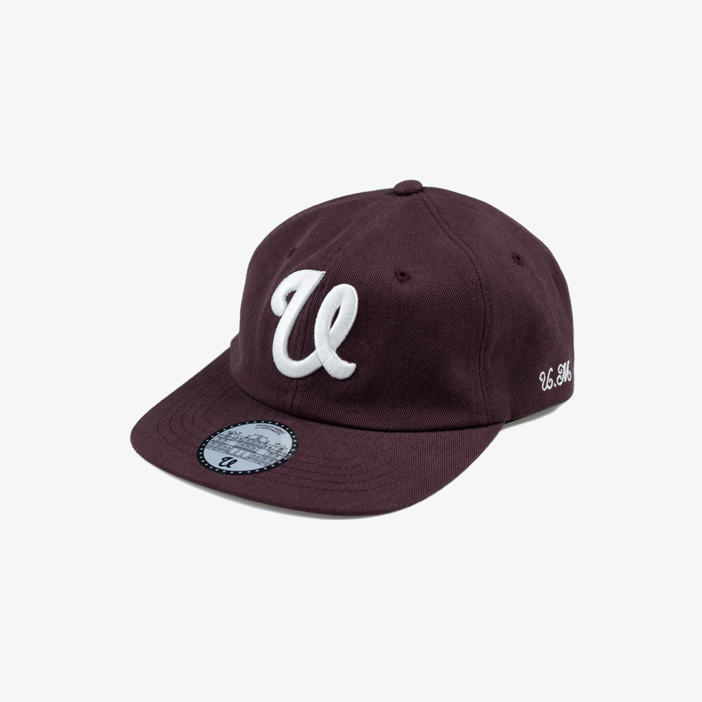 언스테디마켓 빈티지 볼캡 버건디(Unsteadymarket Vintage 6 Panel Cap_Burgundy) - 2