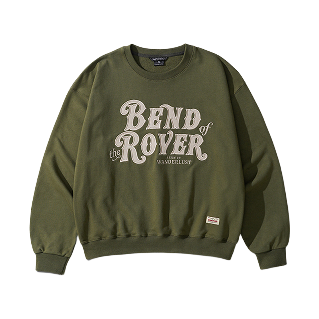 ISMT7876_khaki_29 WV PROJECT Band Rover Heavy Cotton Sweatshirt Khaki ISMT7876
