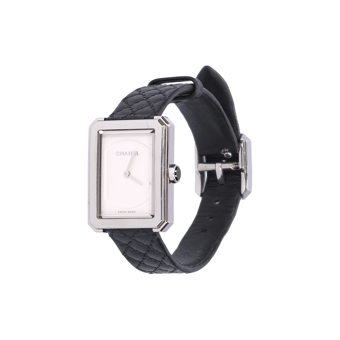 IT2J7RQ3PW96 Chanel Small Boyfriend Watch Steel Silver