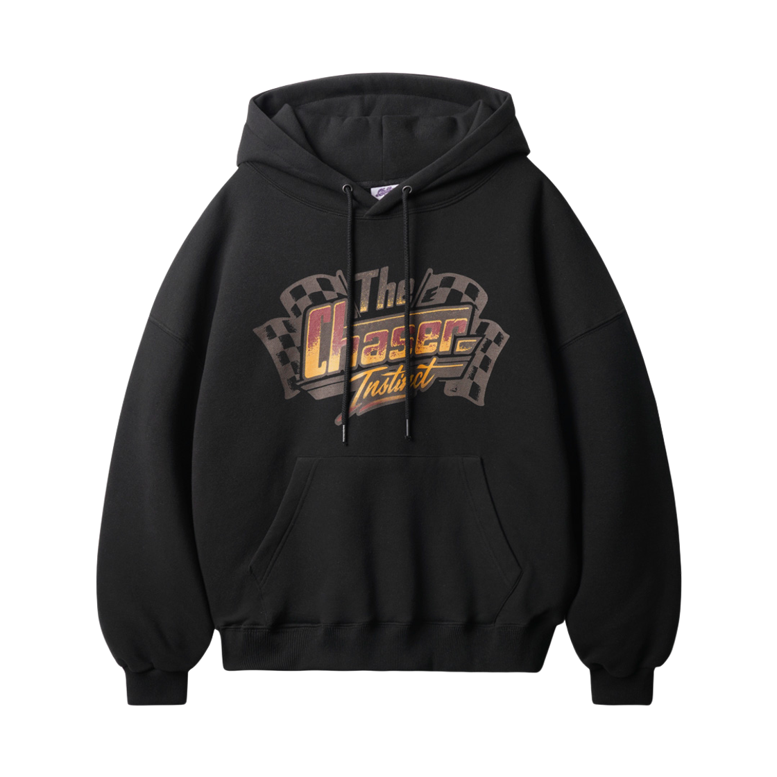 JIHD9211_black_29 PUNCHLINE Chaser Hoodie Black JIHD9211