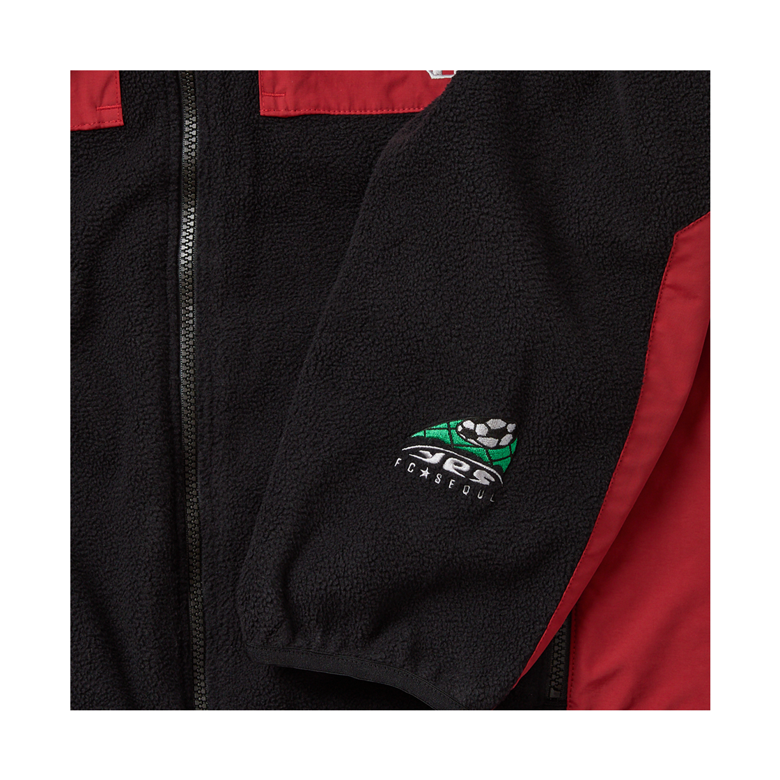 [KREAM 단독] 예스아이씨 X 에프씨서울 플리스 집 자켓 블랙([KREAM 단독] YESEYESEE X FC SEOUL Fleece Zip Jacket Black) - 6