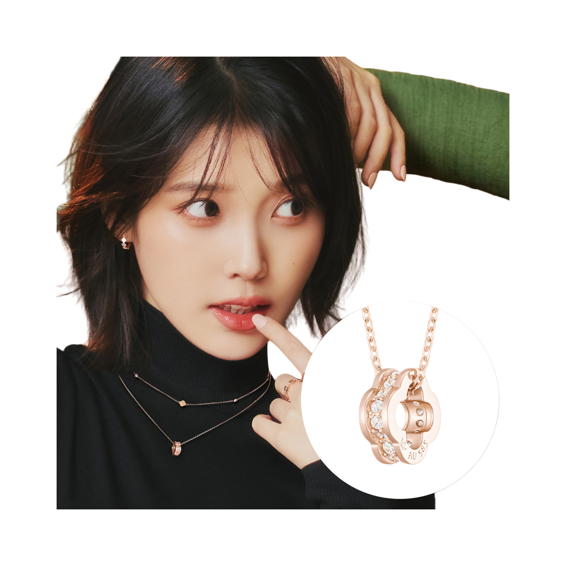 제이에스티나 제이에스티나 CLOVIA 14K 목걸이 (JJCLNQ3BS161R4420)(Jestina Jestina Clovia 14K 목걸이 (Jjclnq3Bs161R4420)) - 2