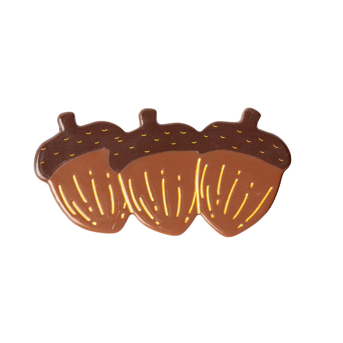 Hazelnut Hair Clips Eat My Socks Hazelnut Hair Clips