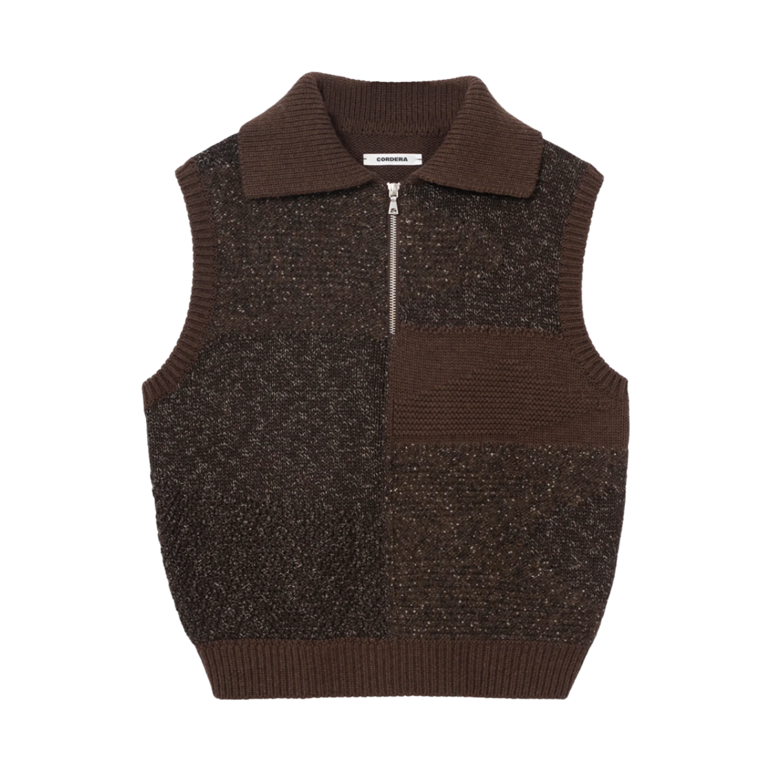 KW6DKNVCD08DC Cordera Women Speckled Waistcoat Chocolate - 26FW