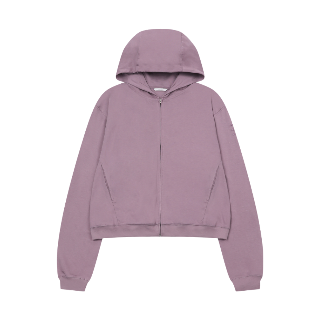 26FW-BCG-ZH-001-PU 9umiko Bcg Zip-Up Hoodie Purple