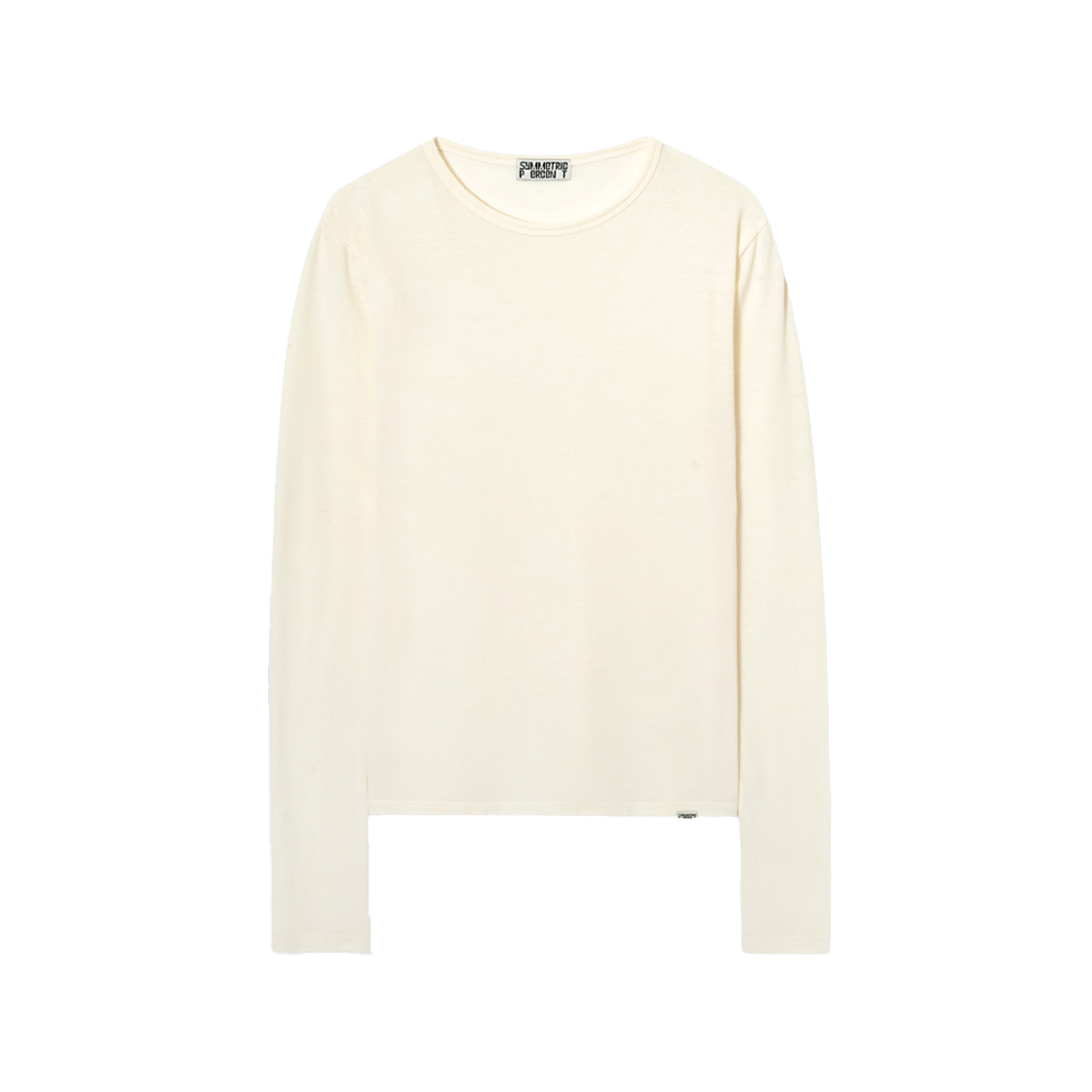 SW2F4TO10CR symmetric percent Basic Long Sleeve TS Cream