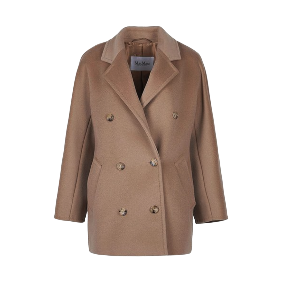 REBUS-001 (W) Max Mara Rebus Wool Coat Camel