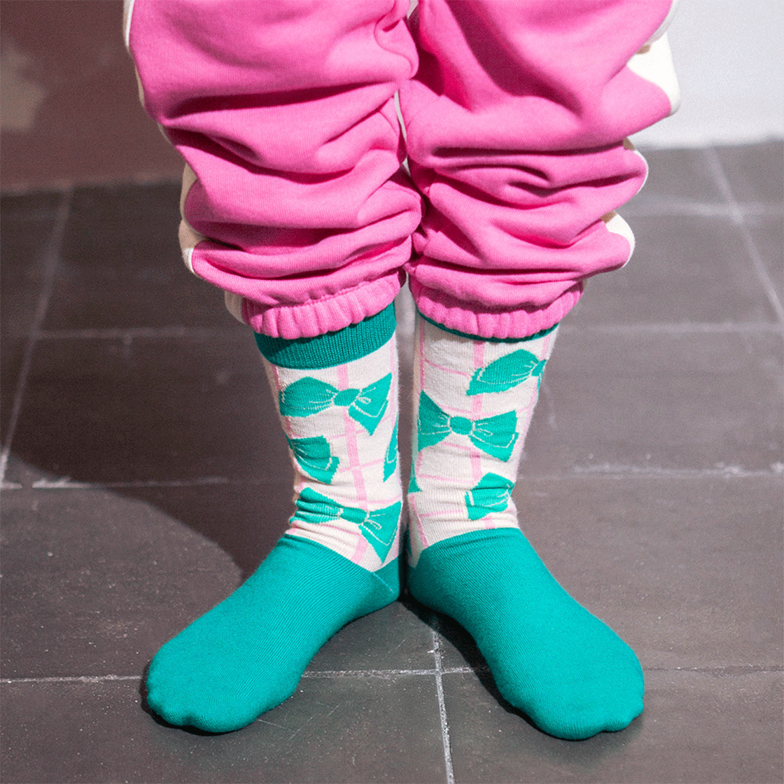 잇마이삭스 3D Cutie Bow 리본 키즈양말(Eat My Socks 3D Cutie Bow Kids) - 4