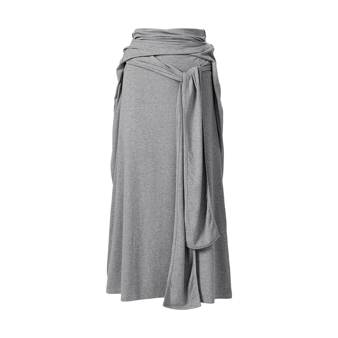 더바이닐하우스 드레이프 맥시 원피스(W) 그레이(Thevinylhouse Draped Maxi One-Piece(W) Grey) - 4