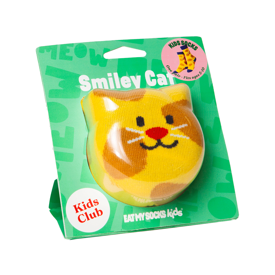3D Happy Cat Kids Eat My Socks 3D Happy Cat Kids