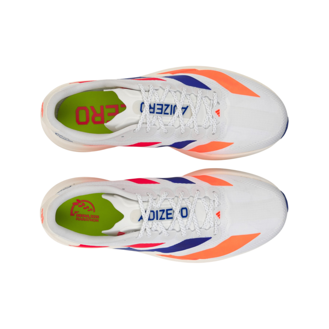 아디다스 아디제로 EVO SL 우븐 클라우드 화이트 루시드 레드(Adidas Adizero Evo SL Woven Cloud White Lucid Red) - 5