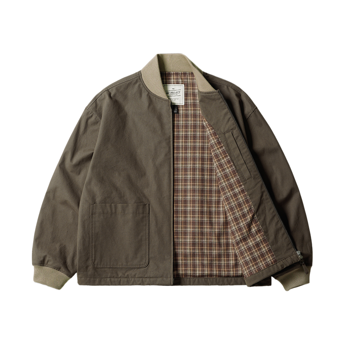 ISOT7872_brown_29 WV PROJECT Duff Lining Jacket Brown ISOT7872