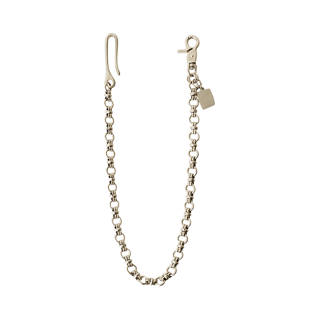 YPA26AWKEY01SI YOUCHE PRET A PORTER SI Link Keychain 001 Matte Silver
