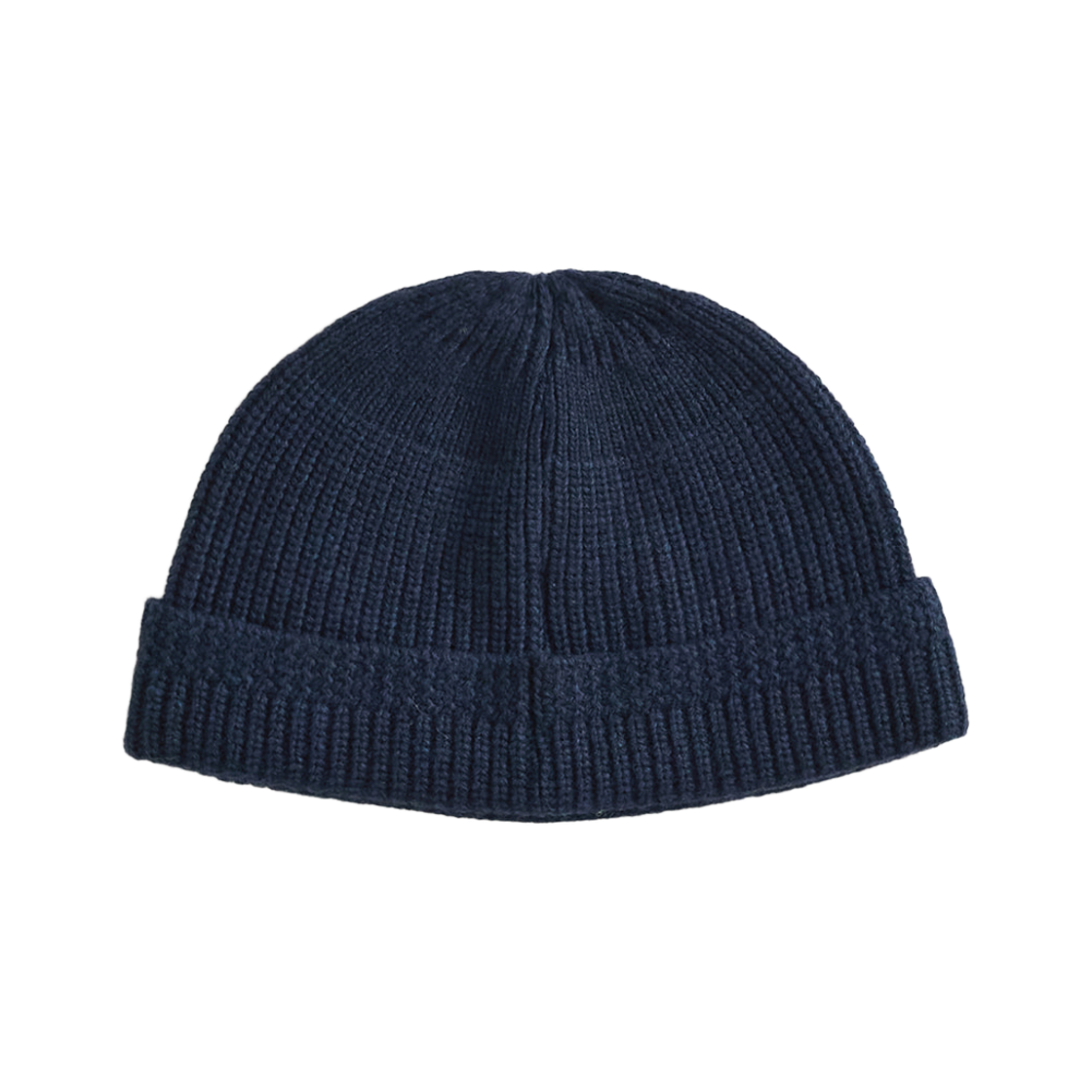 건지울른스 캐시미어 울 블렌드 와치캡 네이비(Guernsey Woollens Cashmere Wool Blend Watch Cap Navy) - 2