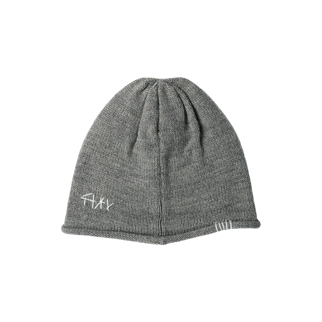 더바이닐하우스 스티치 니트 비니 그레이(Thevinylhouse Stitch Knit Beanie Grey) - 2