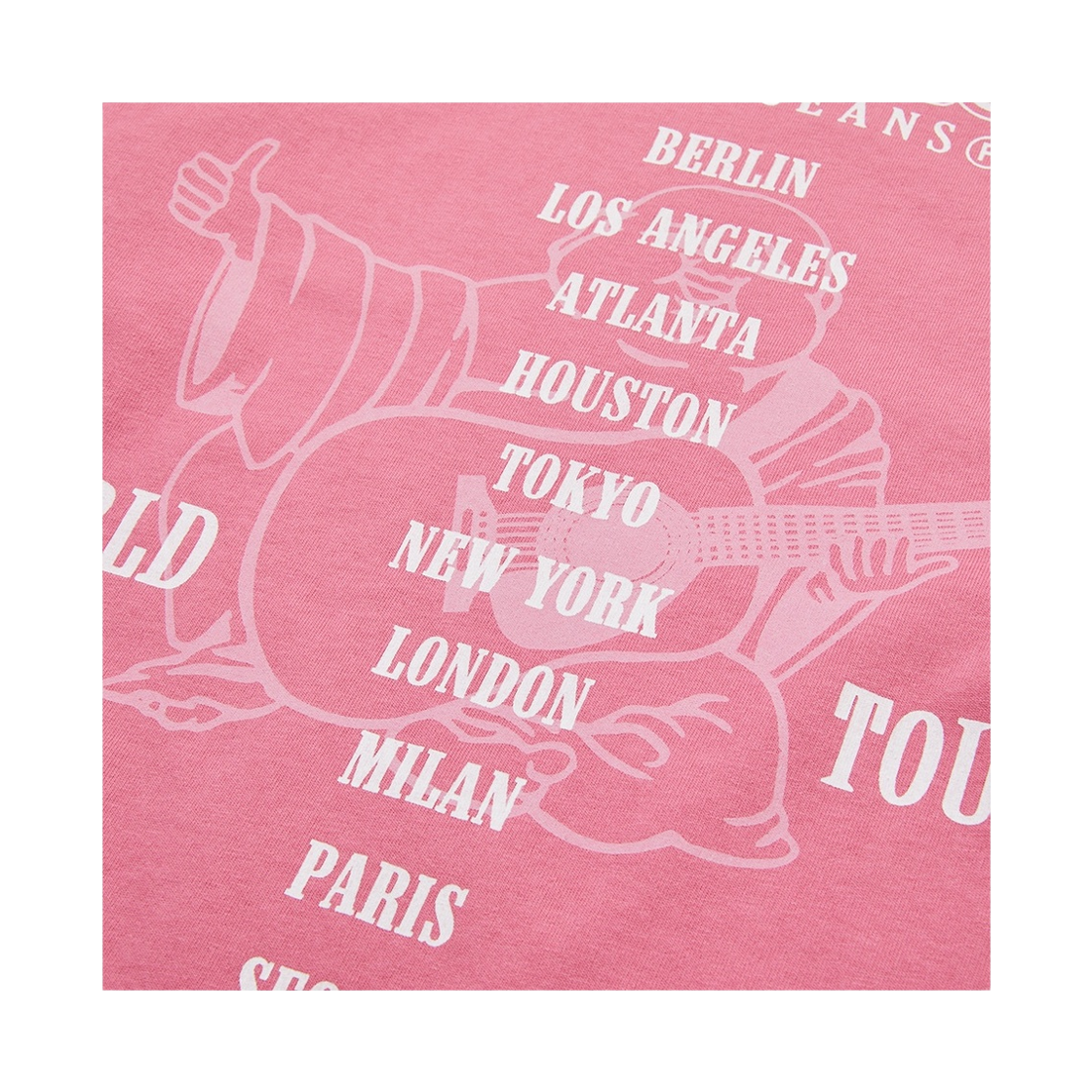 트루릴리젼 월드 투어 롱 슬리브 솔리드 핑크(True Religion World Tour Long Sleeve Solid Pink) - 3