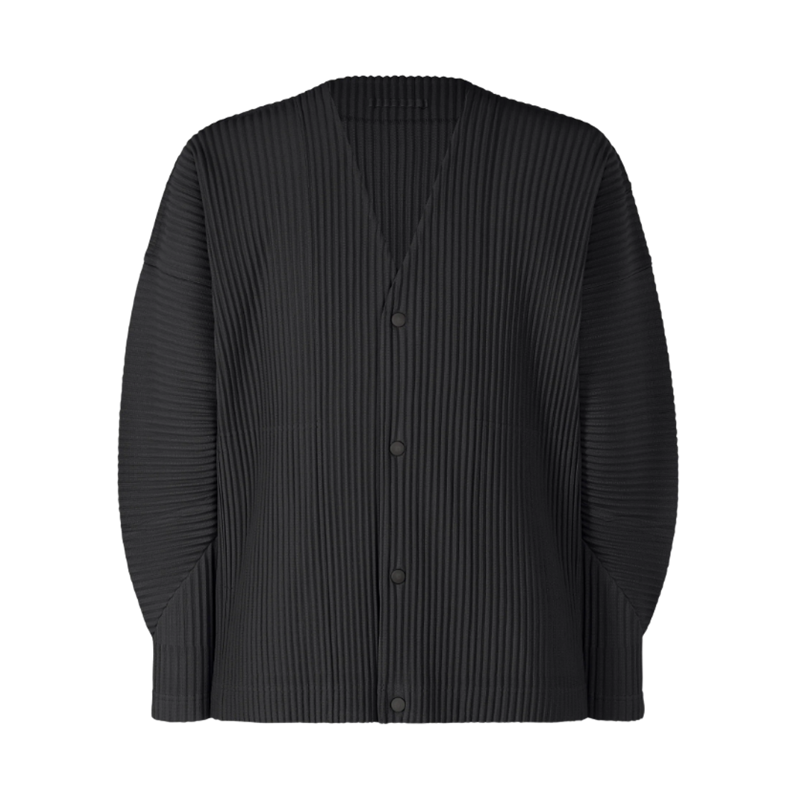 HP63-JL091-15 Homme Plisse Issey Miyake MC September Cardigan Black