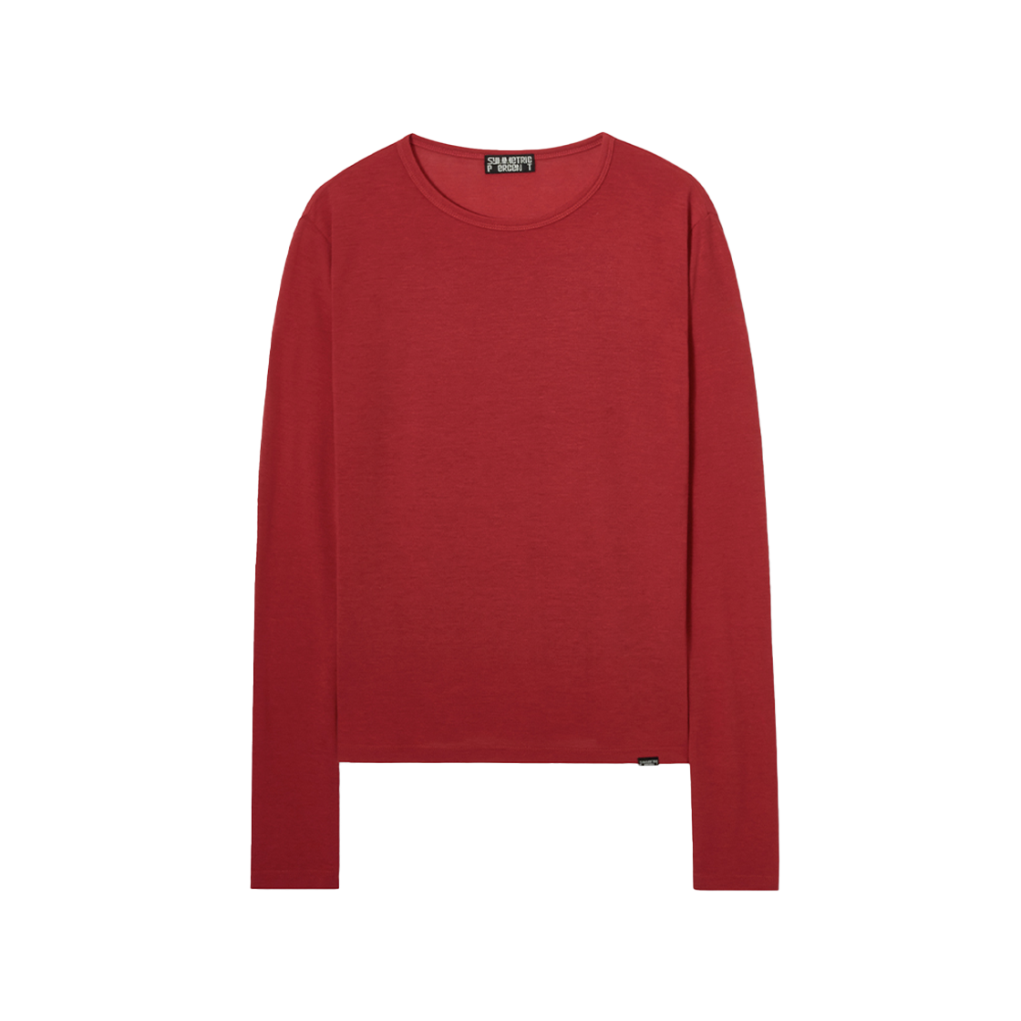 SW2F4TO10RE symmetric percent Basic Long Sleeve TS Red