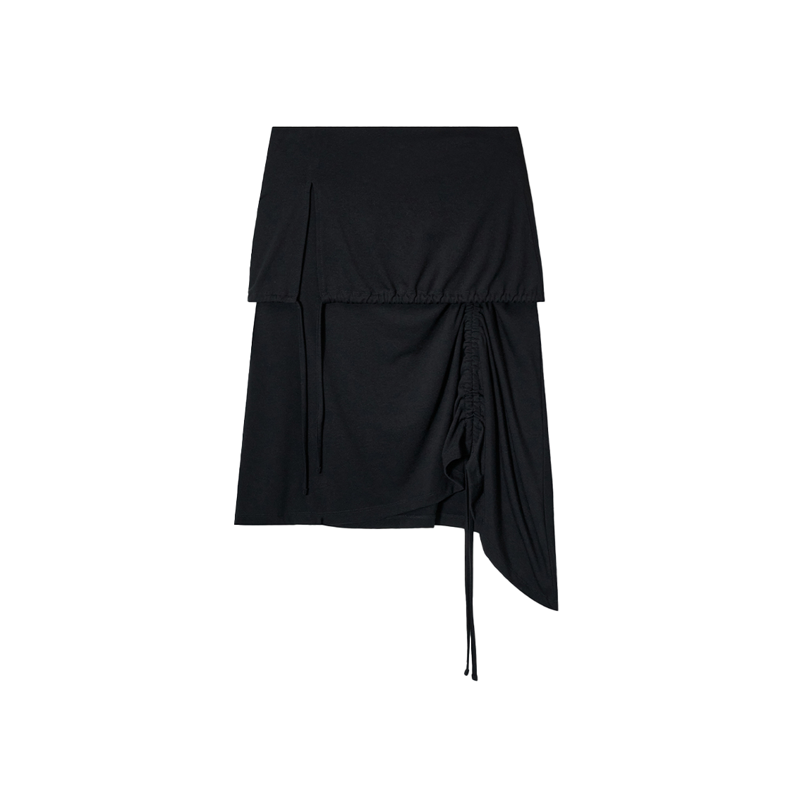 시메트릭 퍼센트 멀티웨이 저지 스커트 블랙(symmetric percent Multi-Way Jersey Skirt Black)
